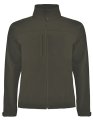 Heren Softshell Jas Rudolph Roly SS6435 Dark Green Brown